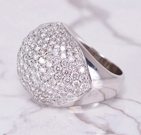 Diamond bubble ring