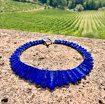 Lapis Lazuli Collar in sterling silver