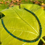 Black opal necklace