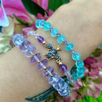 Candy gemstone bee bracelet