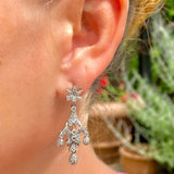 Vintage diamond earrings