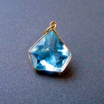 Topaz pendant in 18k yellow gold