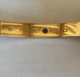 Vintage Cartier rose gold & diamond love bracelet