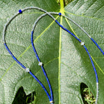 Lapis tassel necklace