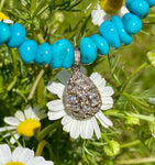 Turquoise & diamond necklace