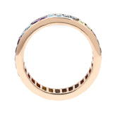 Rainbow chakra eternity band