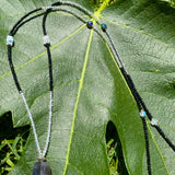 Labradorite tassel necklace