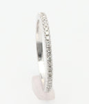 Diamond eternity band in white gold