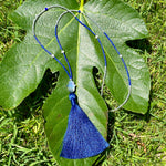 Lapis tassel necklace