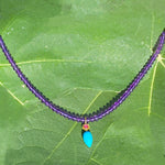 Amethyst, tourmaline & turquoise necklace