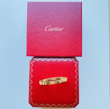 Vintage Cartier rose gold & diamond love bracelet