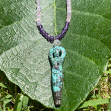 Turquoise Goddess necklace