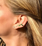 Vine climber earrings